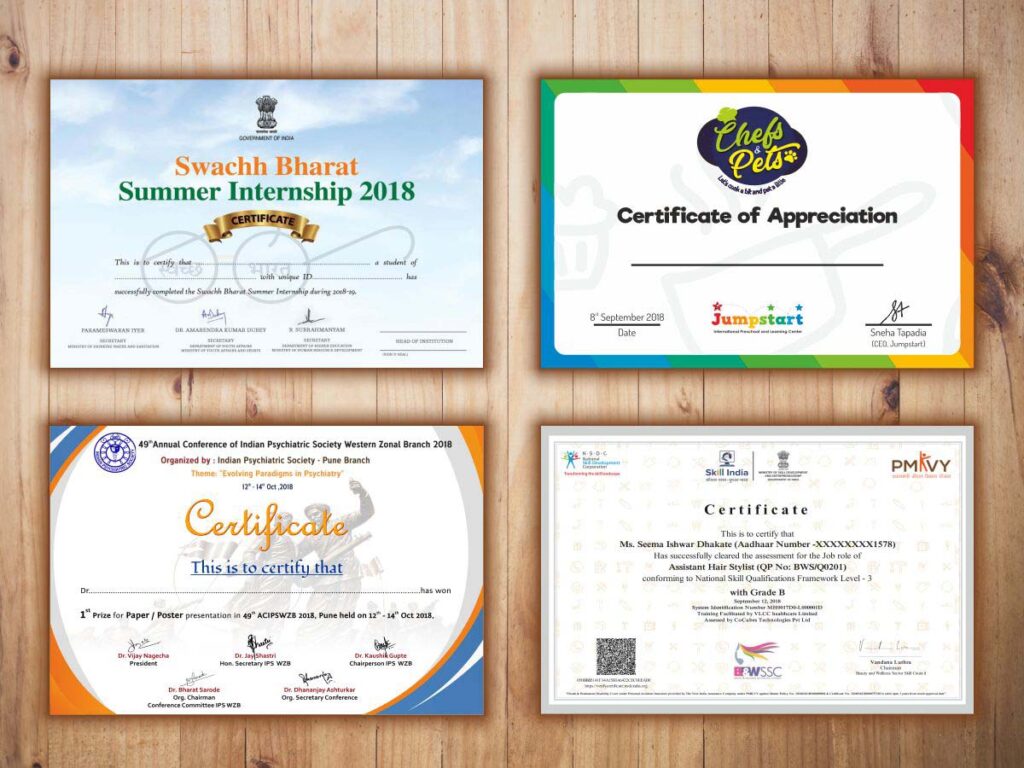 Certificate Printing Bradford