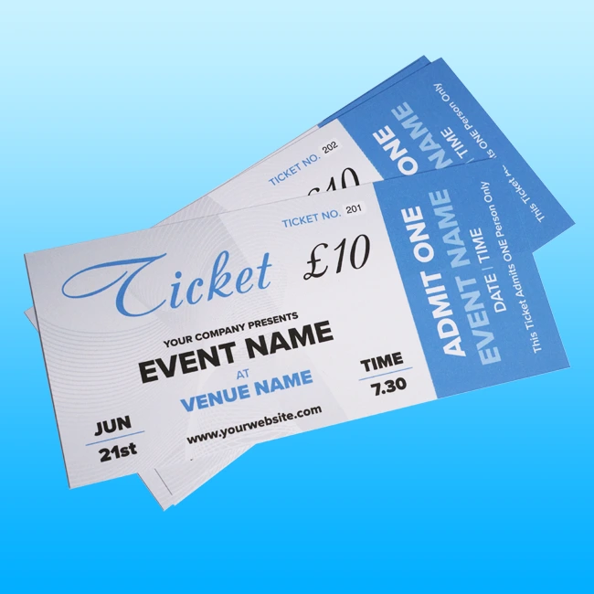 Tickets-Printing-Bradford